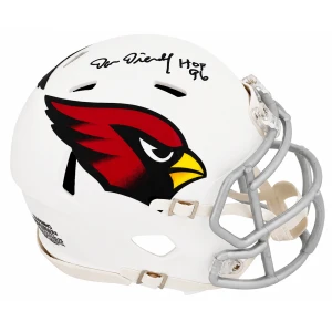 Dan Dierdorf Signed Arizona Cardinals Riddell Speed Mini Helmet w/HOF'96