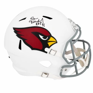 Dan Dierdorf Signed Arizona Cardinals Riddell Full Size Speed Replica Helmet w/HOF'96