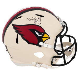 Dan Dierdorf Signed Arizona Cardinals RETRO Riddell Full Size Speed Replica Helmet w/HOF'96