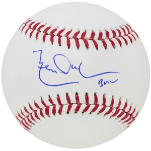 Leon Durham Signed Rawlings Official MLB Baseball w/Bull