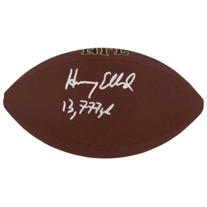 Henry Ellard Signed Wilson Super Grip Full Size NFL Football w/13,777 Yds