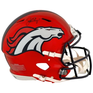 John Elway Signed Denver Broncos FLASH Riddell Full Size ProLine Authentic Speed Helmet