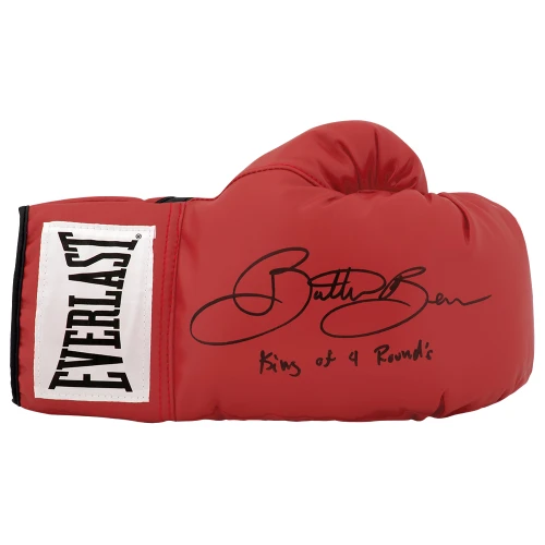 Eric 'Butterbean' Esch Signed Everlast Red Boxing Glove w/King of 4 Rounds
