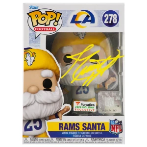 Jim Everett Signed Los Angeles Rams SANTA Funko Pop Doll #278