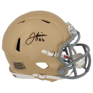 Jordan Faison Signed Notre Dame Fighting Irish Riddell Speed Mini Helmet