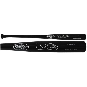 Cecil Fielder Signed Louisville Slugger Pro Stock Black Baseball Bat