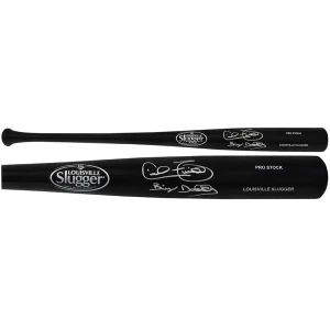 Cecil Fielder Signed Louisville Slugger Pro Stock Black Baseball Bat w/Big Daddy