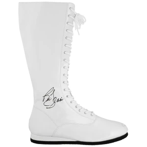 Ric Flair Signed White Wrestling Costume Boot - (JSA)