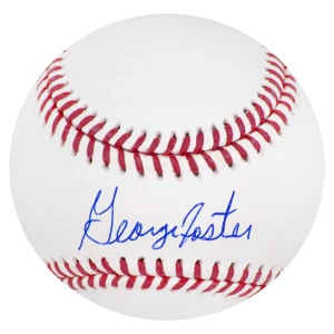 George Foster Signed Rawlings Official MLB Baseball