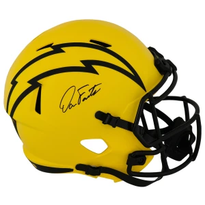 Dan Fouts Signed Chargers RAVE Riddell Full Size Speed Replica Helmet