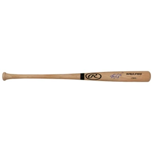 Wander Franco Signed Rawlings Pro Blonde Baseball Bat - (JSA)