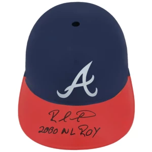 Rafael Furcal Signed Atlanta Braves Replica Souvenir Batting Helmet w/2000 NL ROY