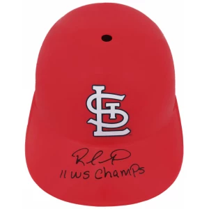 Rafael Furcal Signed St Louis Cardinals Replica Souvenir Batting Helmet w/11 WS Champs