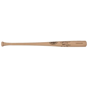 Armando Galarraga Signed Louisville Slugger Pro Stock Blonde Baseball Bat w/28 Up 28 Down 6-2-10