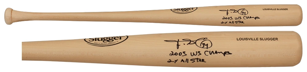 Freddy Garcia Signed Louisville Slugger Pro Stock Blonde Baseball Bat w/2x All Star, 2005 WS Champs - Image 2