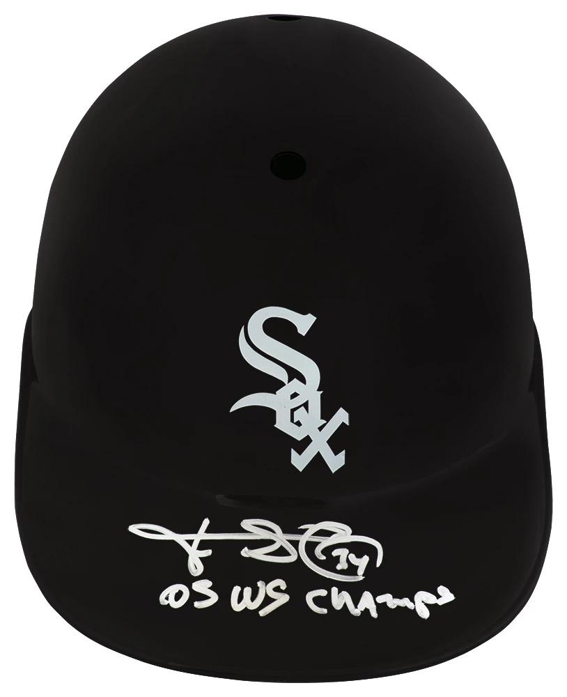 Freddy Garcia Signed Chicago White Sox Souvenir Replica Batting Helmet w/05 WS Champs