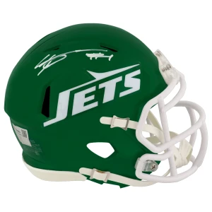 Sauce Gardner Signed New York Jets Green Riddell Speed Mini Helmet - (Fanatics)