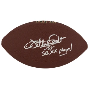 Willie Gault Signed Wilson Super Grip Full Size NFL Football w/SB XX
