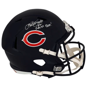Willie Gault Signed Chicago Bears Riddell Full Size Speed Replica Helmet w/SB XX Champs
