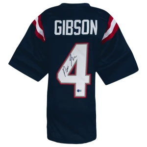 Antonio Gibson Signed Navy Custom Football Jersey - (Beckett)