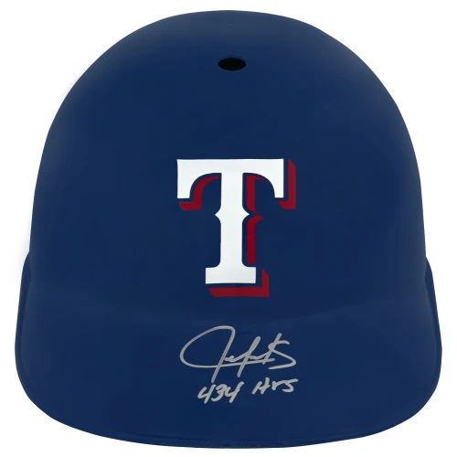 Juan Gonzalez Signed Texas Rangers Replica Souvenir Batting Helmet w/434 HR's