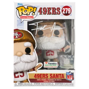 Frank Gore Signed San Francisco 49ers SANTA Funko Pop Doll #279