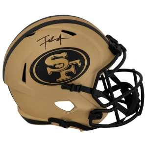 Frank Gore Signed San Francisco 49ers RAVE Riddell Full Size Speed Replica Helmet