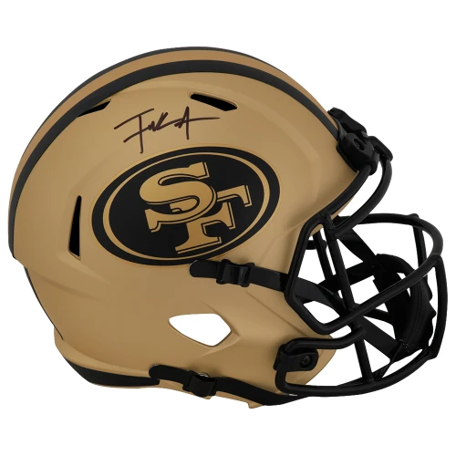 Frank Gore Signed San Francisco 49ers RAVE Riddell Full Size Speed Replica Helmet