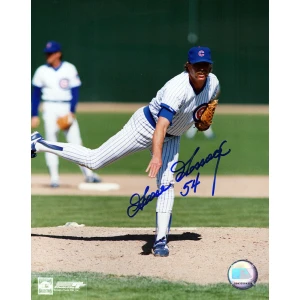 Goose Gossage Signed Chicago Cubs Pitching 8x10 Photo