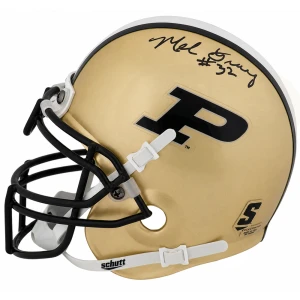 Mel Gray Signed Purdue Boilermakers Schutt Mini Helmet