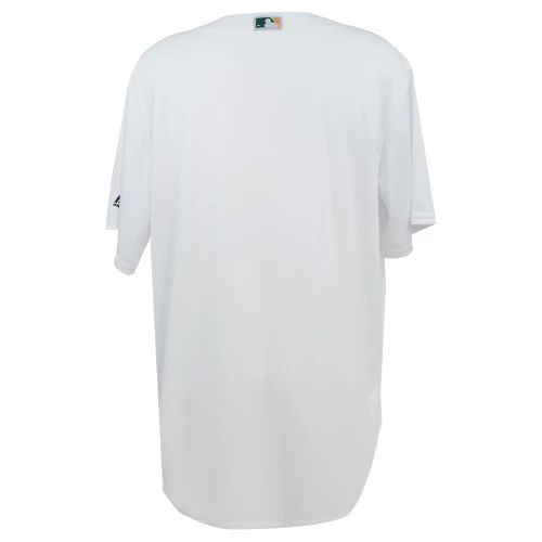Ben Grieve Signed Oakland A's (Athletics) White Majestic Replica Baseball Jersey w/98 AL ROY - Image 3