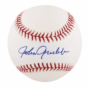 Johnny Grubb Signed Rawlings (Selig) MLB Baseball