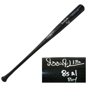 Ozzie Guillen Signed Louisville Slugger Black Baseball Bat w/85 AL ROY