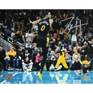 Tyrese Haliburton Signed Indiana Pacers In-Season Tournament Celebration 8x10 Photo - (Fanatics)
