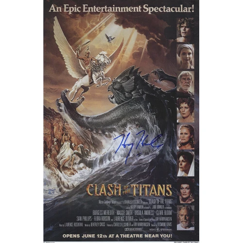 Harry Hamlin Signed Clash Of The Titans 11x17 Poster