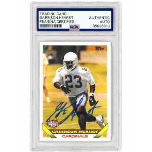 Garrison Hearst Signed Arizona Cardinals 1993 Topps Rookie Football Card #101 - (PSA Encapsulated)