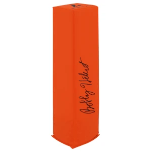 Bobby Hebert Signed BSN Orange Endzone Football Pylon