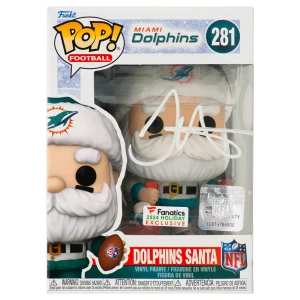 Tyreek Hill Signed Miami Dolphins 'Santa' Funko Pop Doll #281