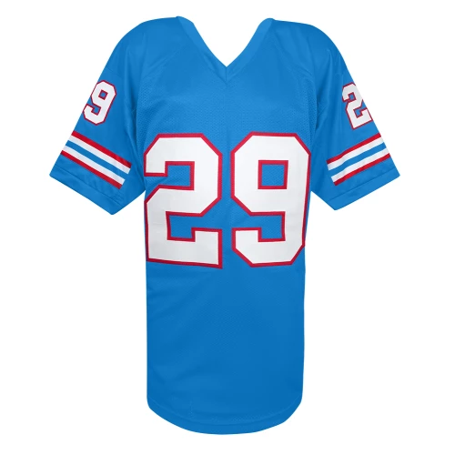 Ken Houston Signed Powder Blue Throwback Custom Football Jersey w/HOF'86 - Image 3