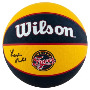 Lexie Hull Signed Indiana Fever Logo WNBA Wilson Basketball