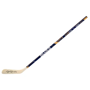 Brett Hull Signed Franklin St. Louis Blues Logo 48 Inch Full Size Hockey Stick