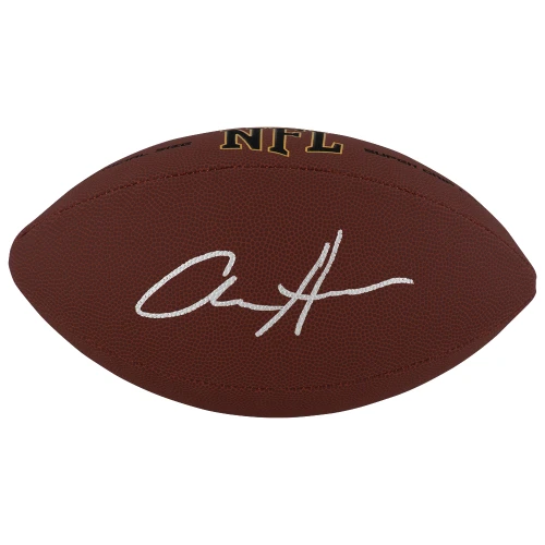 Aidan Hutchinson Signed Wilson Super Grip Full Size NFL Football