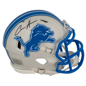 Aidan Hutchinson Signed Detroit Lions Riddell Speed Mini Helmet