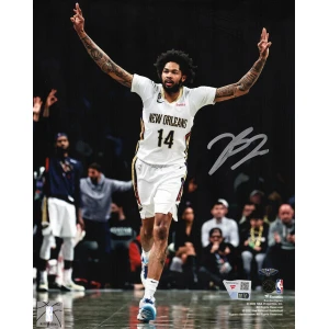 Brandon Ingram Signed New Orleans Pelicans Celebrating 8x10 Photo - (Fanatics)