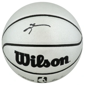 Allen Iverson Signed Wilson Platinum Full Size NBA Basketball