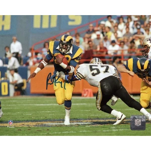 Rickey Jackson Signed Saints vs Rams 8x10 Photo