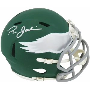 Ron Jaworski Signed Philadelphia Eagles Throwback Riddell Speed Mini Helmet