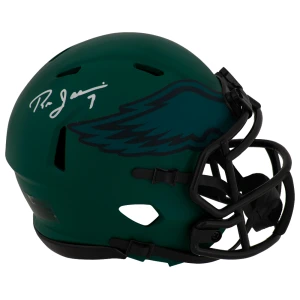 Ron Jaworski Signed Philadelphia Eagles RAVE Riddell Speed Mini Helmet
