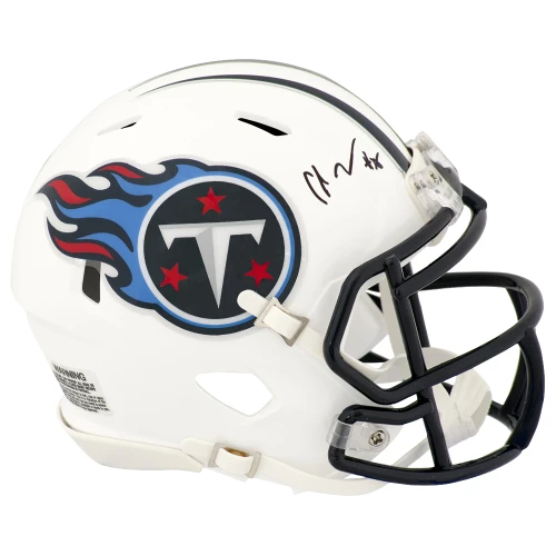 Chris Johnson Signed Tennessee Titans Riddell Speed Mini Helmet