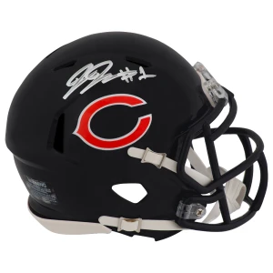 Jaylon Johnson Signed Chicago Bears Riddell Speed Mini Helmet